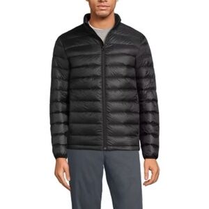 New Land’s End Hyperdry Allied Feather Men  Black Puffer Jacket XXXL
